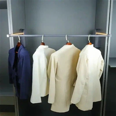 Palica za shranjevanje garderobe iz aluminijeve zlitine za trgovino z oblačili